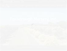 Tablet Screenshot of foxboroughnursery.com